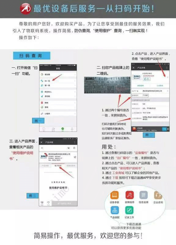 西安泰富西瑪電機(jī)2018年1月1日起全面啟用產(chǎn)品防偽碼系統(tǒng)。
