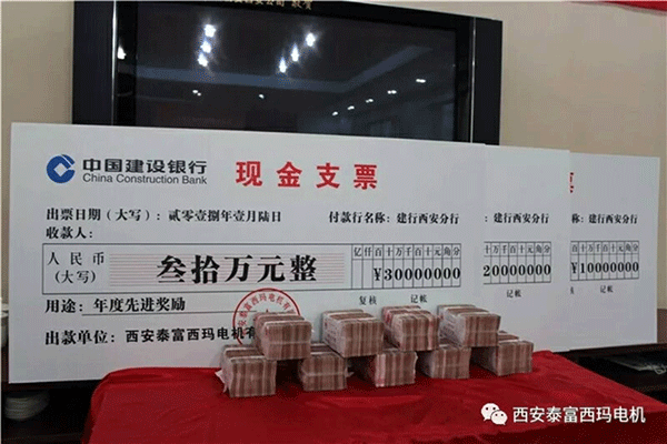 西安泰富西瑪電機(jī)召開2018年分銷商會(huì)議。
