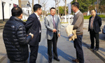 西瑪電機(jī)公司總經(jīng)理?xiàng)钐炖麍A滿(mǎn)完成對(duì)華東市場(chǎng)的考察?！靼膊﹨R儀器儀表有限公司